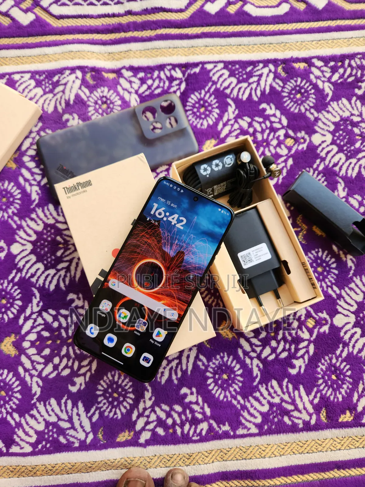 Nouveau Motorola ThinkPhone 256 GB Noir
