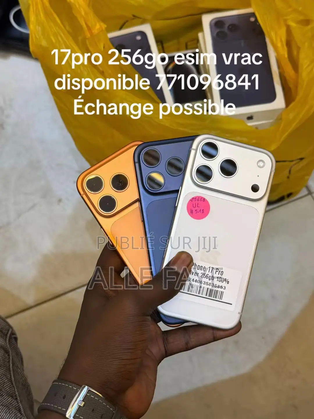 Nouveau Apple iPhone 17 Pro Max 256 GB Blanc