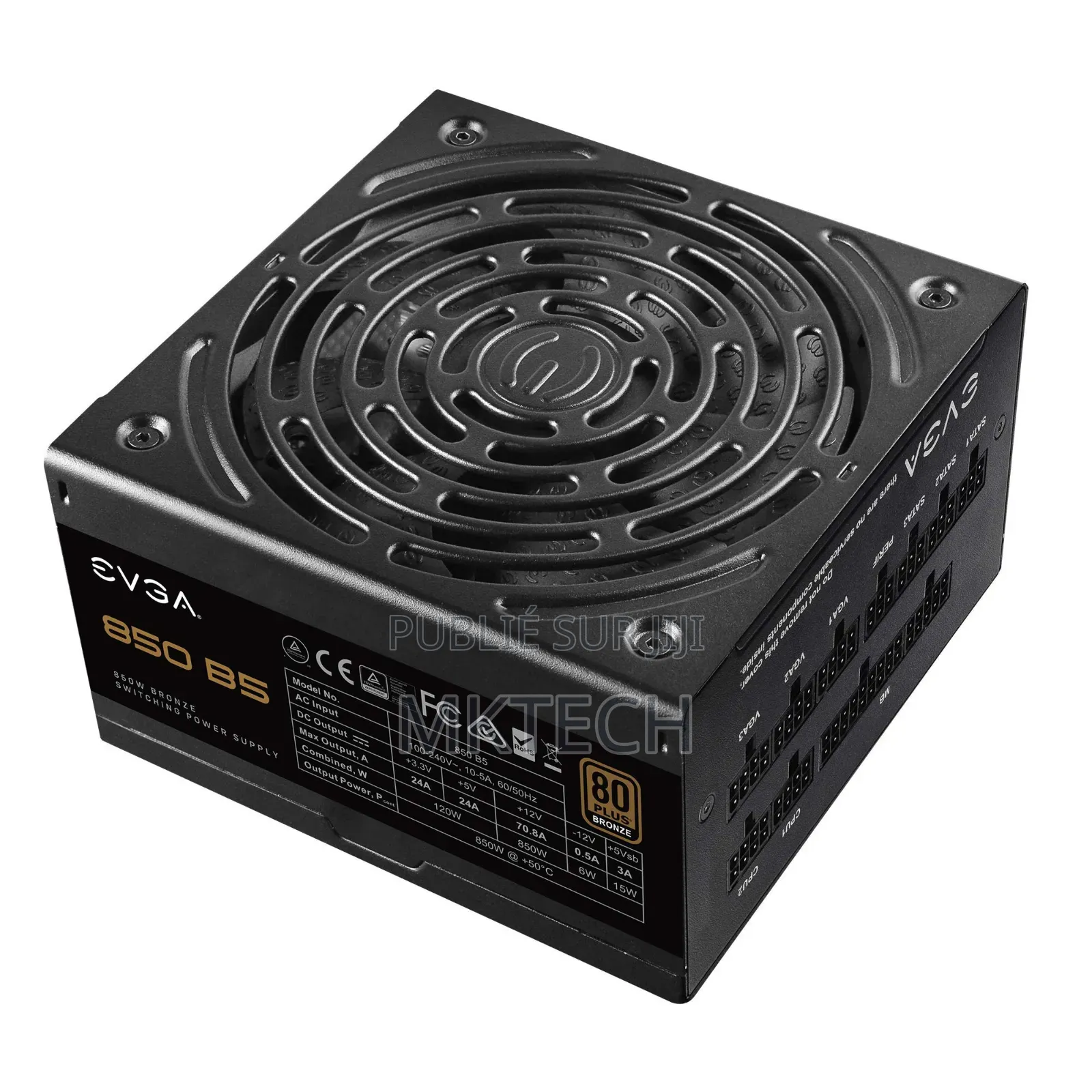 Bloc Alimentation Gamer Evga 850w