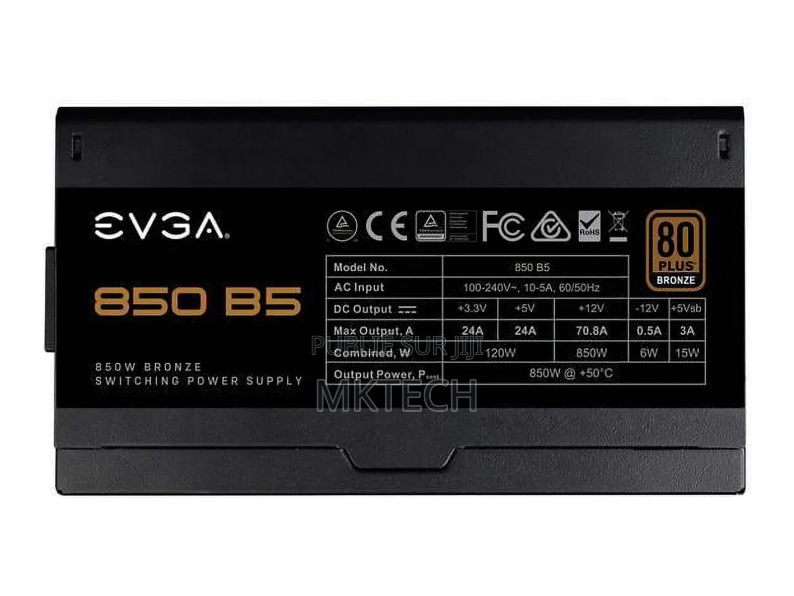 Bloc Alimentation Gamer Evga 850w