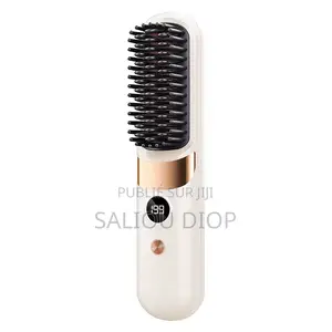 Brosse Lissante Sans Fil Professionnelle – Lissage Rapide Brillance