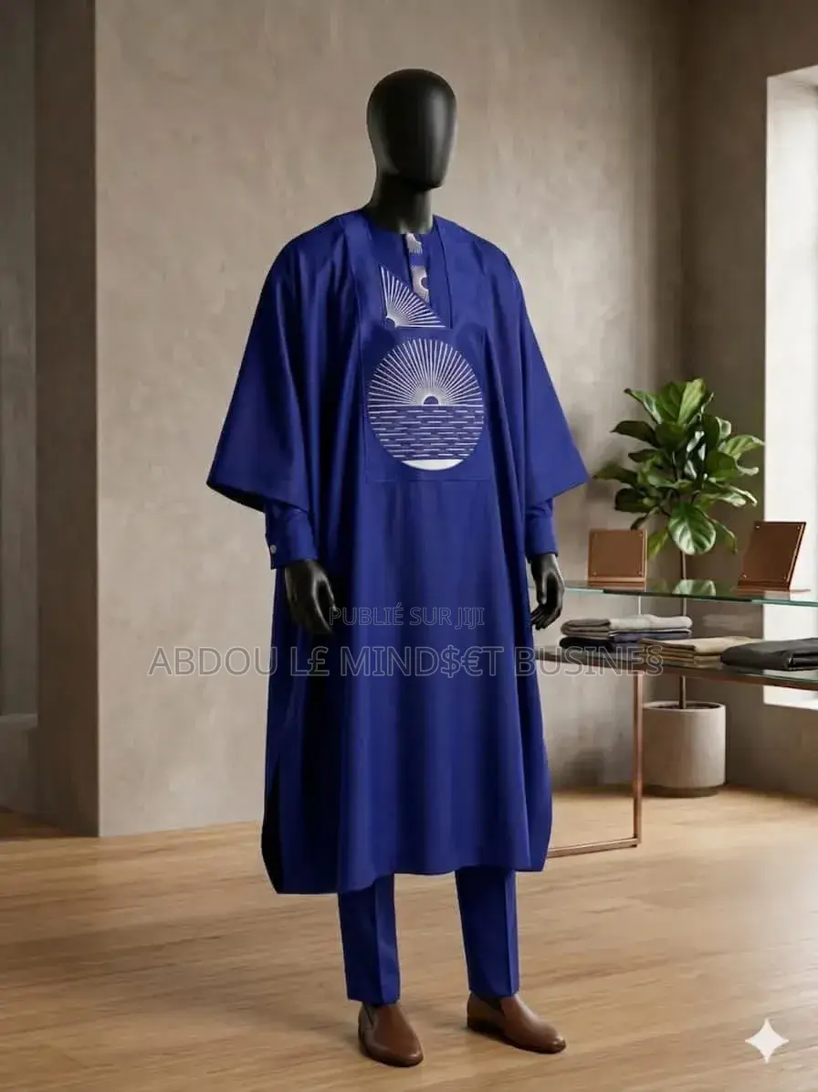Costume Africain Fil À Fil Mode Tabaski Disponible