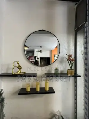 Étagère Murale Avec Miroir