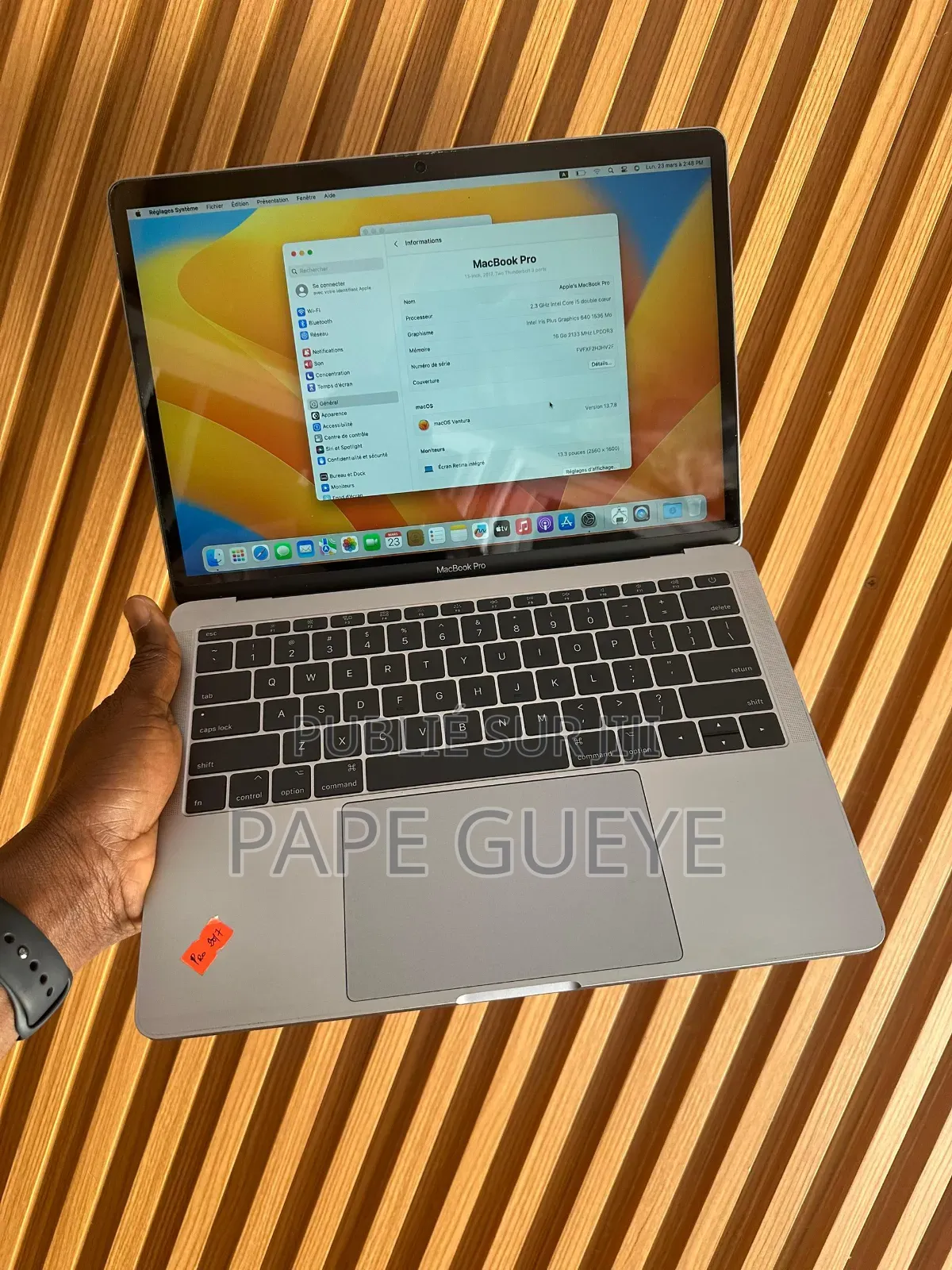 Ordinateur portable Apple MacBook 2018 8GB Intel Core i5 SSD 256GB