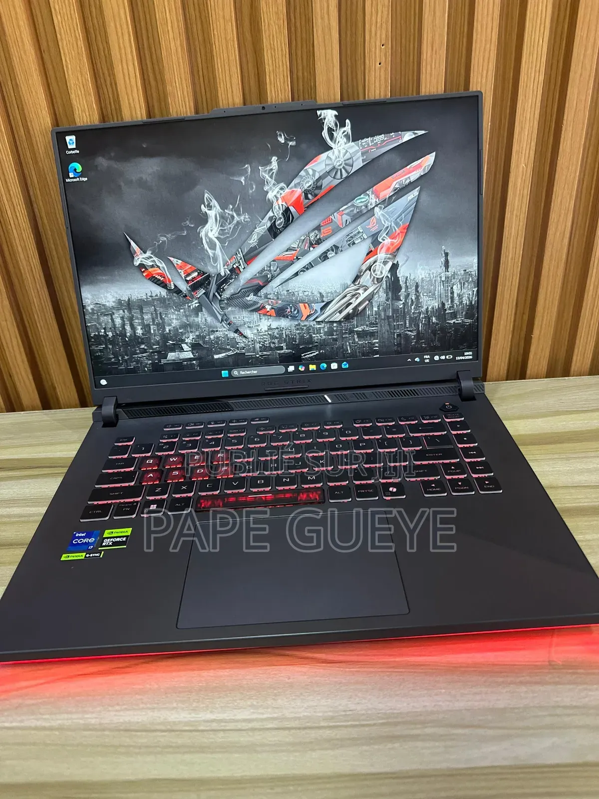 Ordinateur portable MSI GS66 Stealth 11UH 16GB Intel Core i7 SSD 512GB
