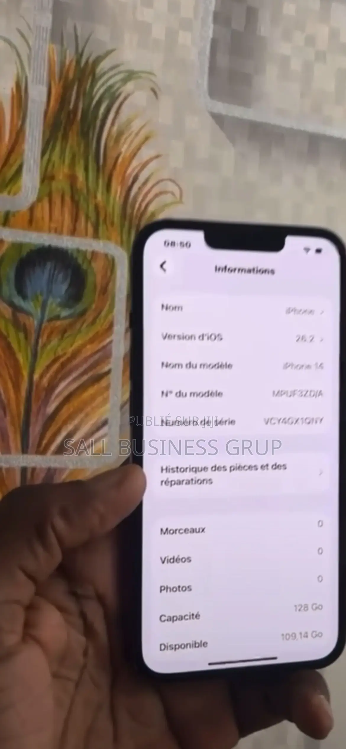Apple iPhone 14 128 GB Noir