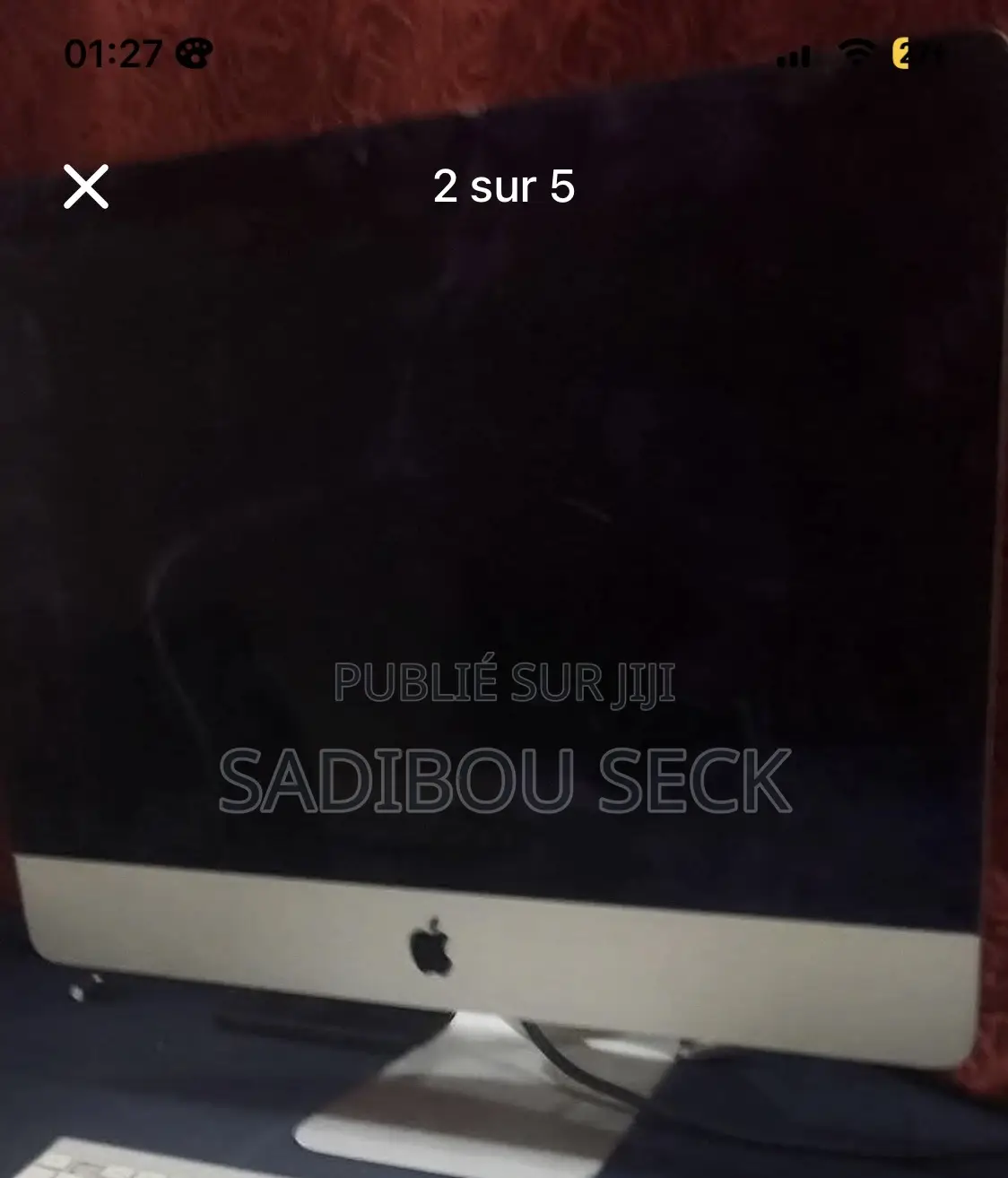 Ordinateur de bureau Apple iMac 8GB Intel Core i5 HDD 500GB