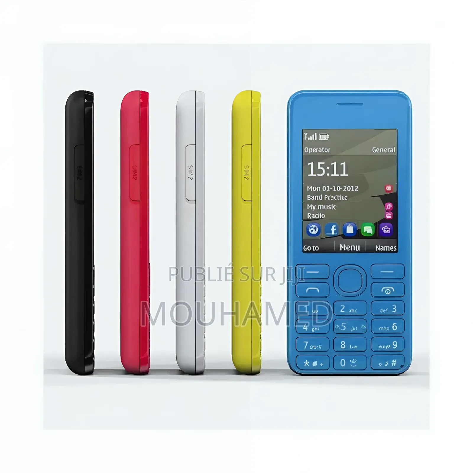 Nouveau Nokia 206 Bleu