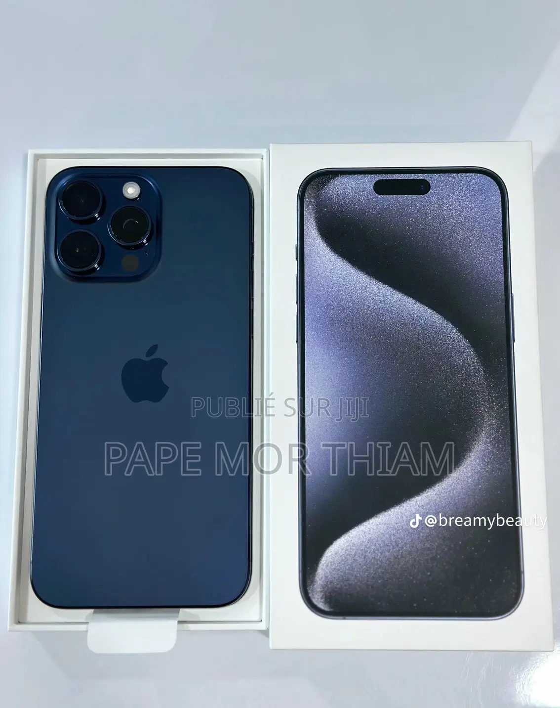Nouveau Apple iPhone 15 Pro Max 256 GB Bleu