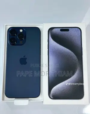 Nouveau Apple iPhone 15 Pro Max 256 GB Bleu