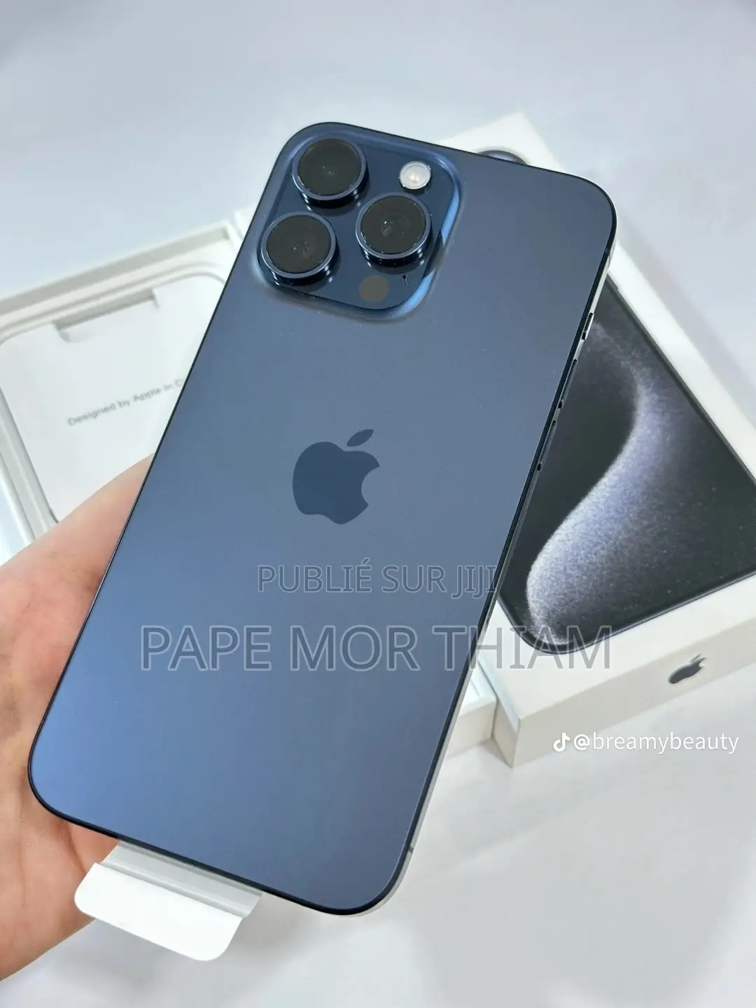 Nouveau Apple iPhone 15 Pro Max 256 GB Bleu