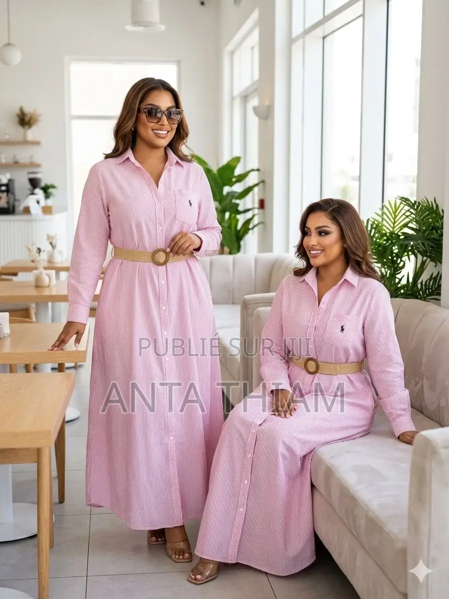 Robes Chemises Manches Longues