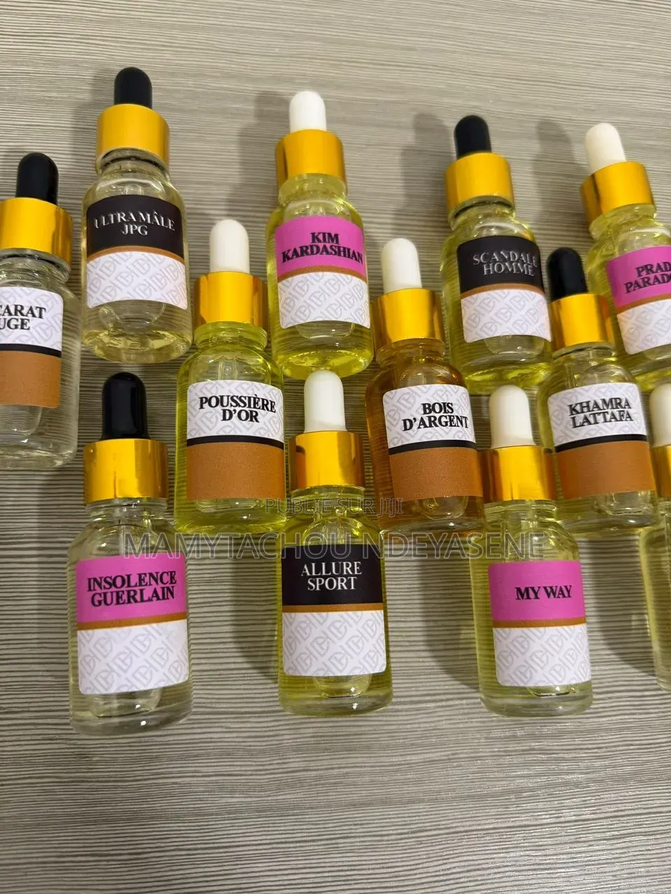 Huile Parfumée De Corps Et Brûleur