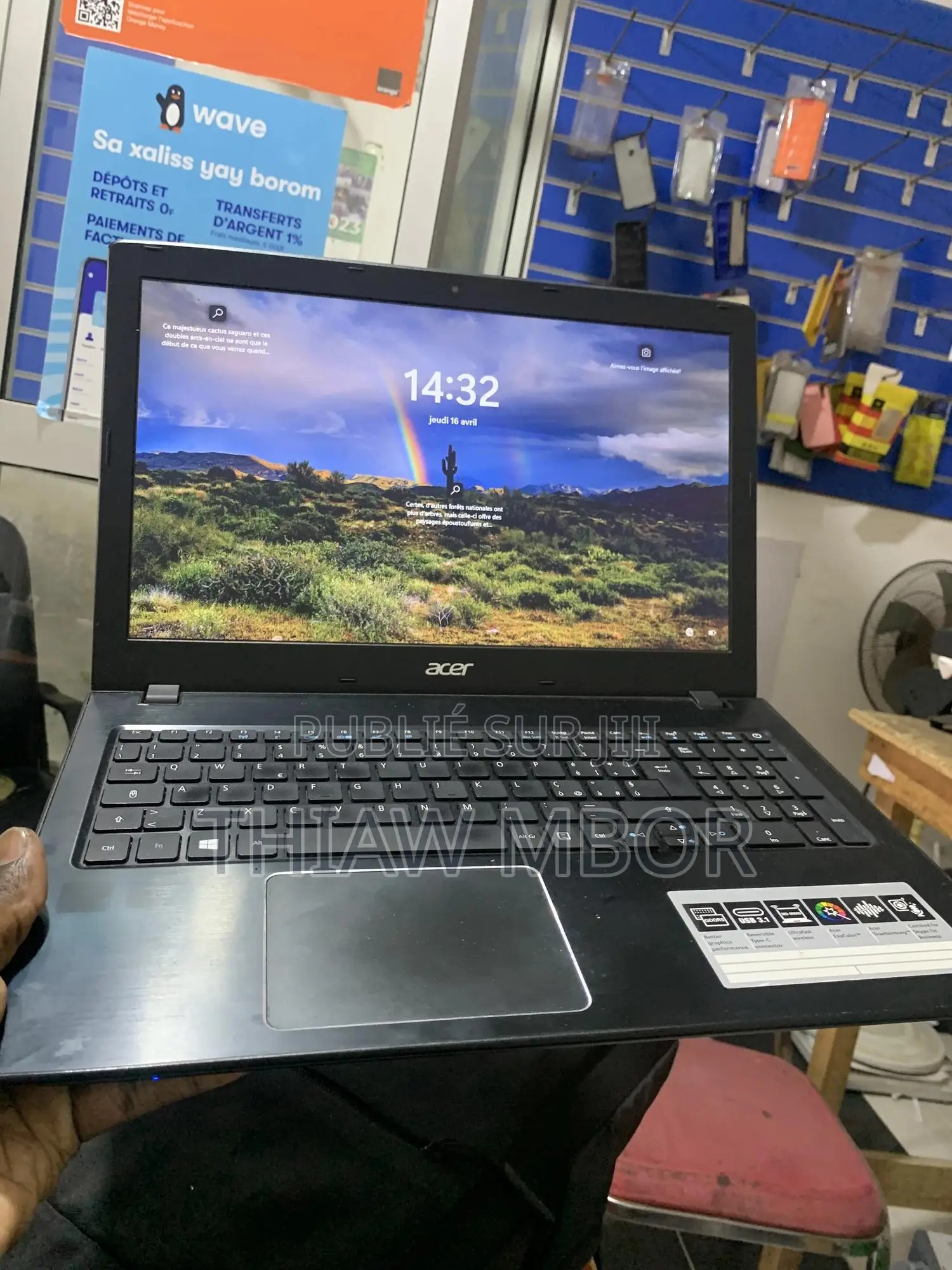 Ordinateur portable Acer Aspire E5-575G 12GB Intel Core i5 HDD+SSD 1T