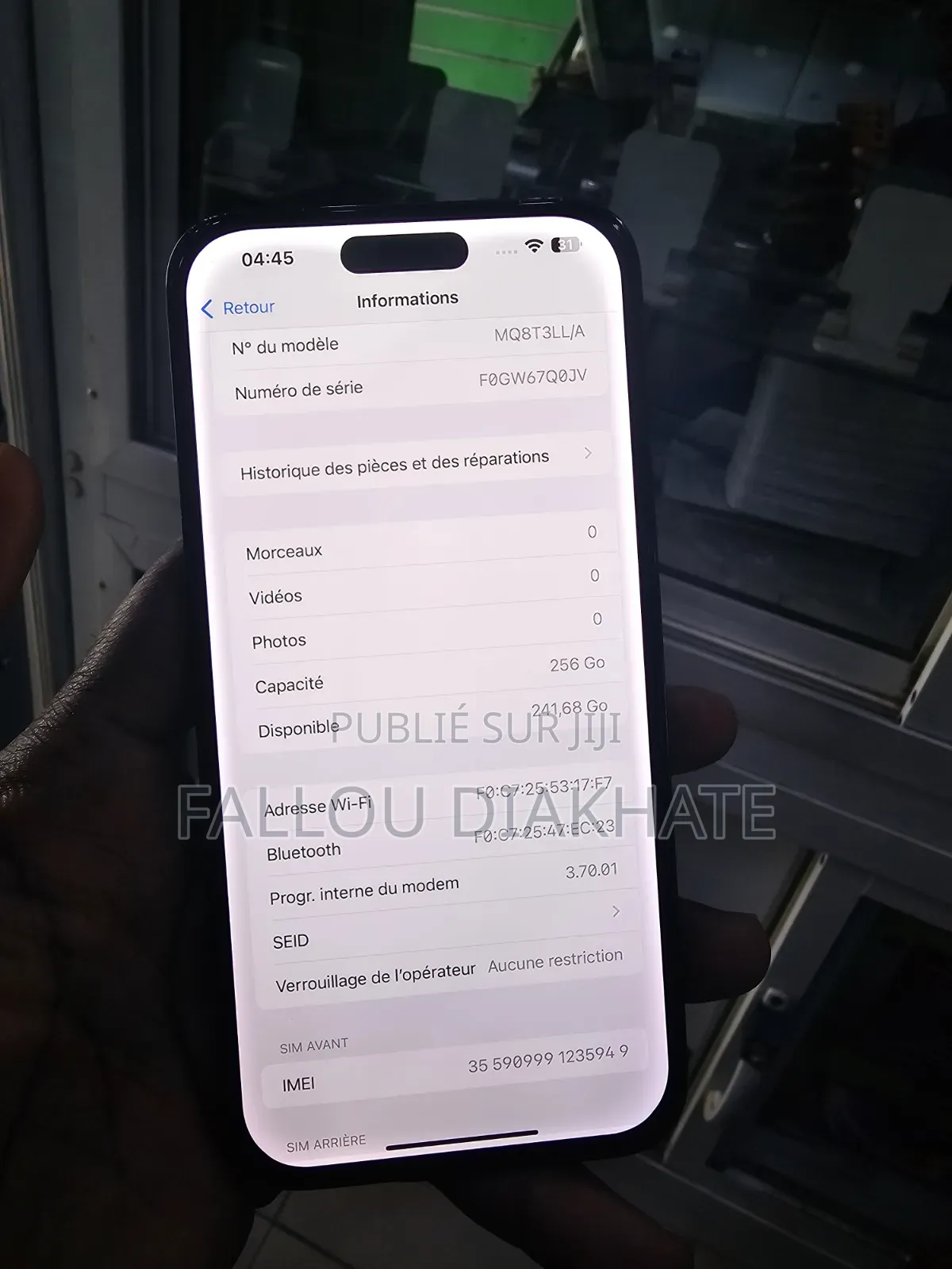 Apple iPhone 14 Pro Max 256 GB Noir