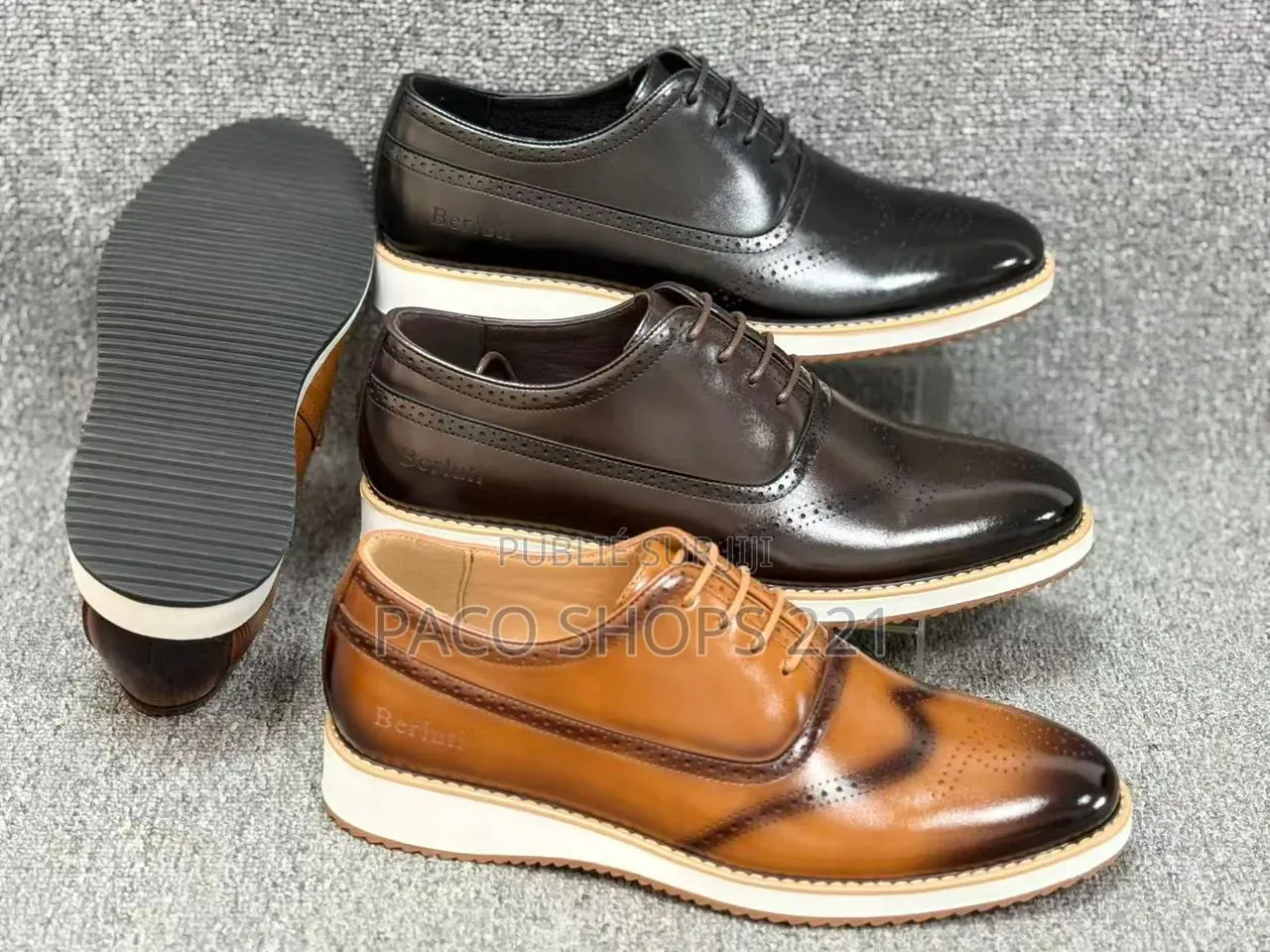 Original John Foster Men's en Cuir