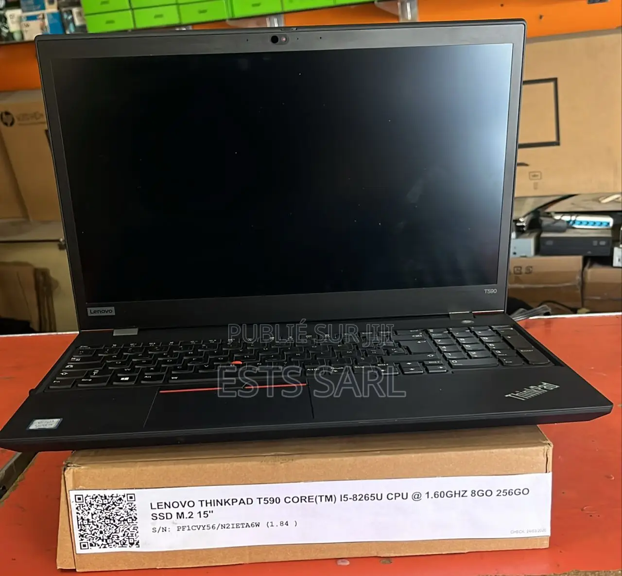 Ordinateur portable Lenovo ThinkPad T580 8GB Intel Core i5 SSD 256GB