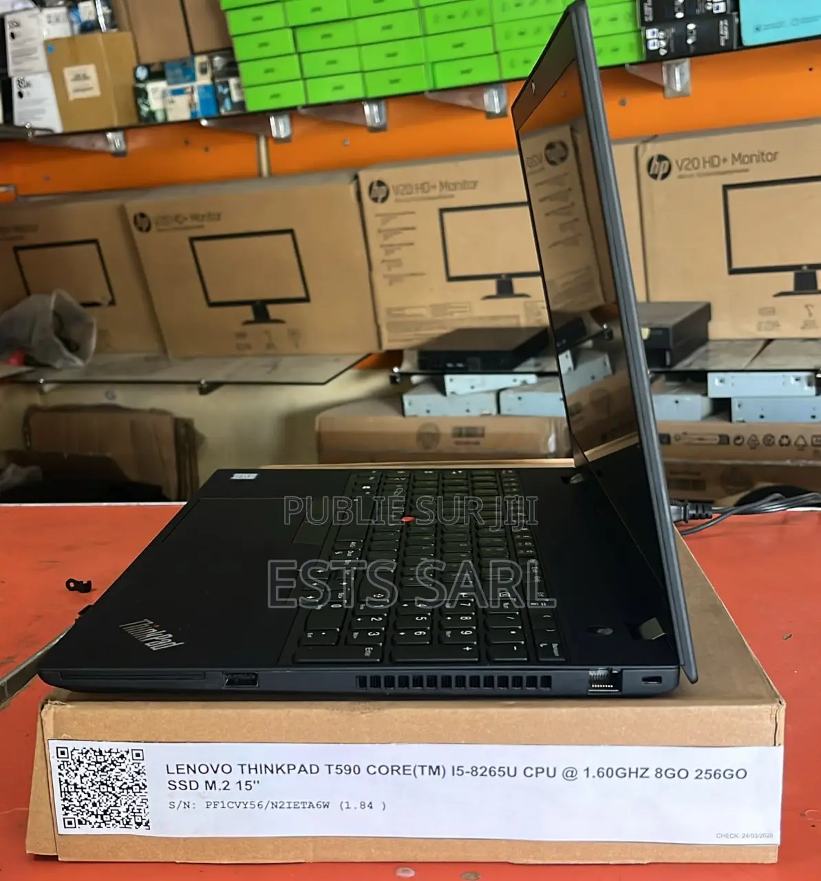 Ordinateur portable Lenovo ThinkPad T580 8GB Intel Core i5 SSD 256GB