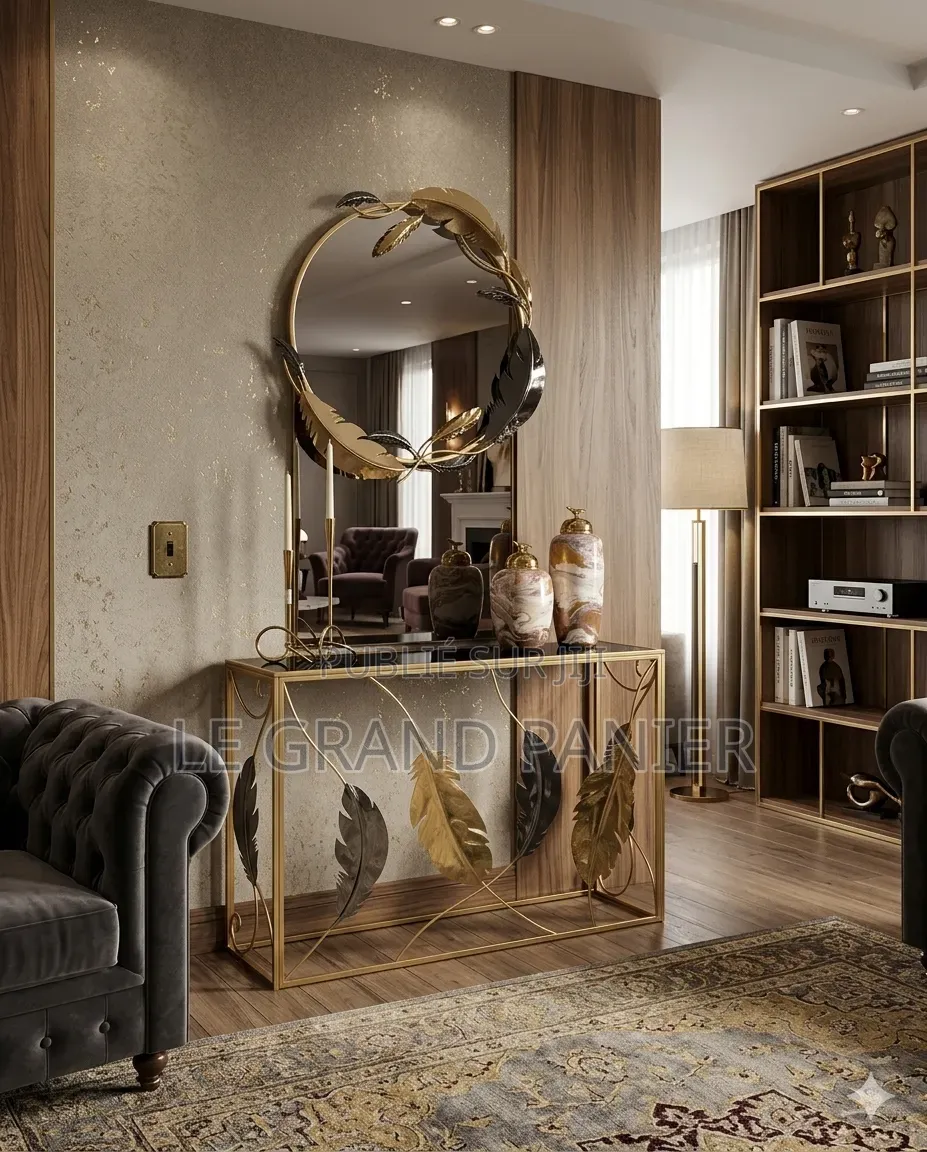 Console Avec Miroir