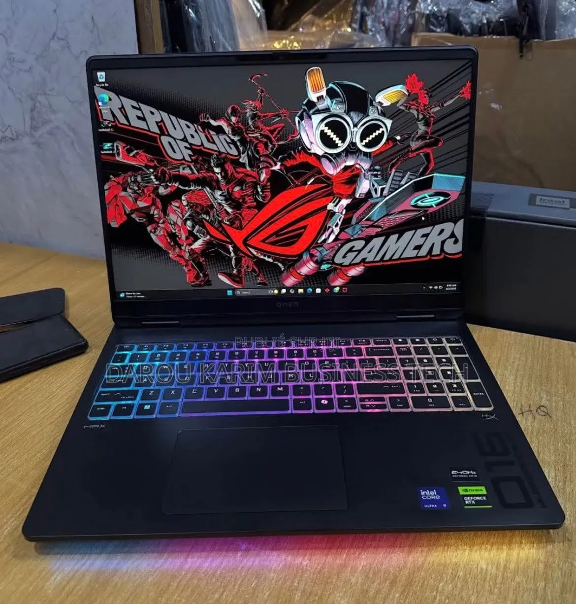 Nouveau HP Omen Max 16 32GB Intel Core Ultra 9 SSD 1T