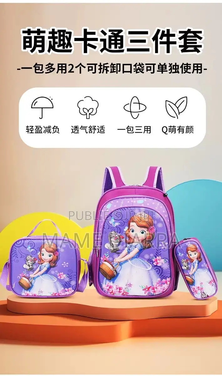 Sac À Dos 3pcs Pour Primaire