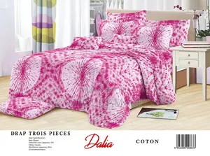 Draps Dalia 3 Pièces De Très Bonne Qualité