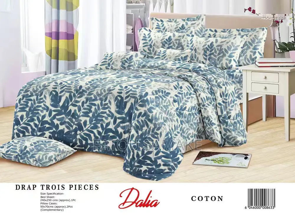 Draps Dalia 3 Pièces De Très Bonne Qualité