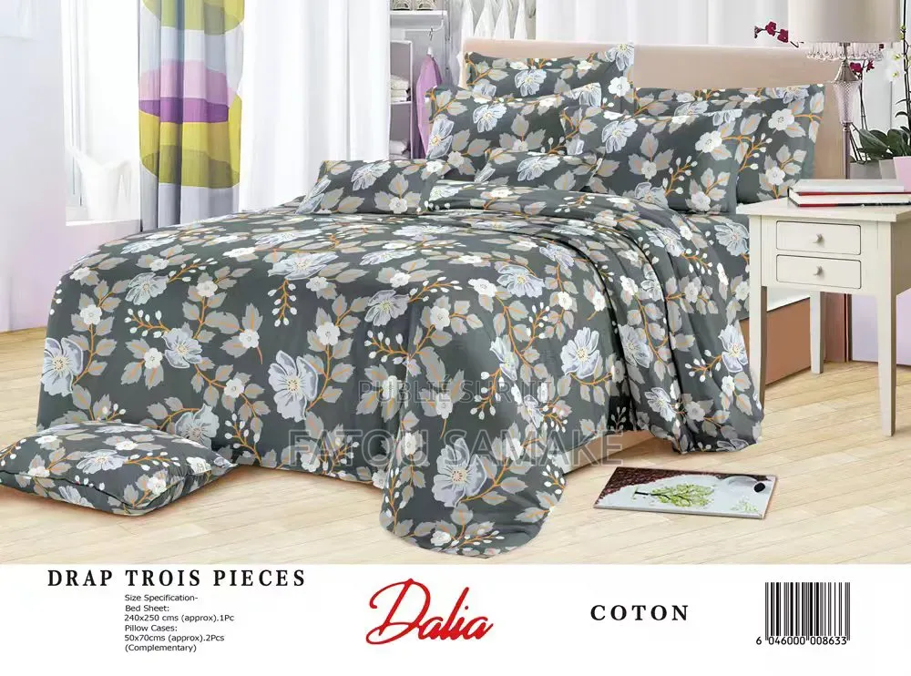 Draps Dalia 3 Pièces De Très Bonne Qualité