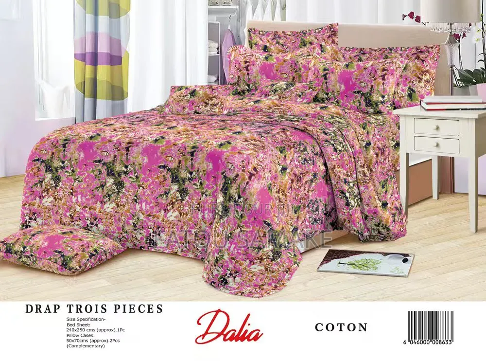 Draps Dalia 3 Pièces De Très Bonne Qualité