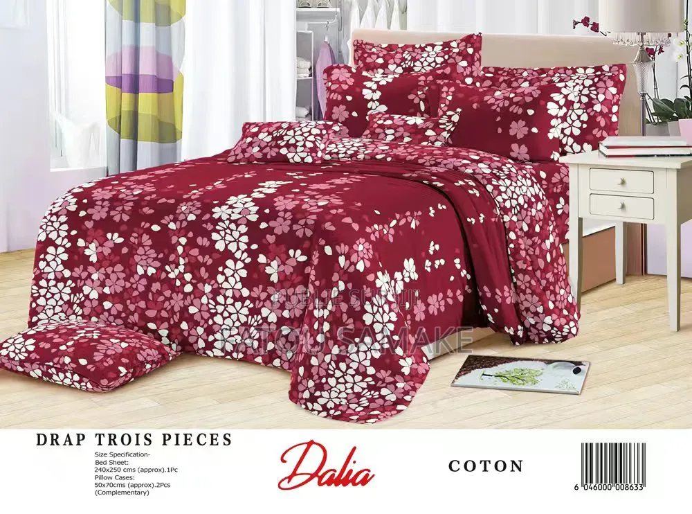 Draps Dalia 3 Pièces De Très Bonne Qualité