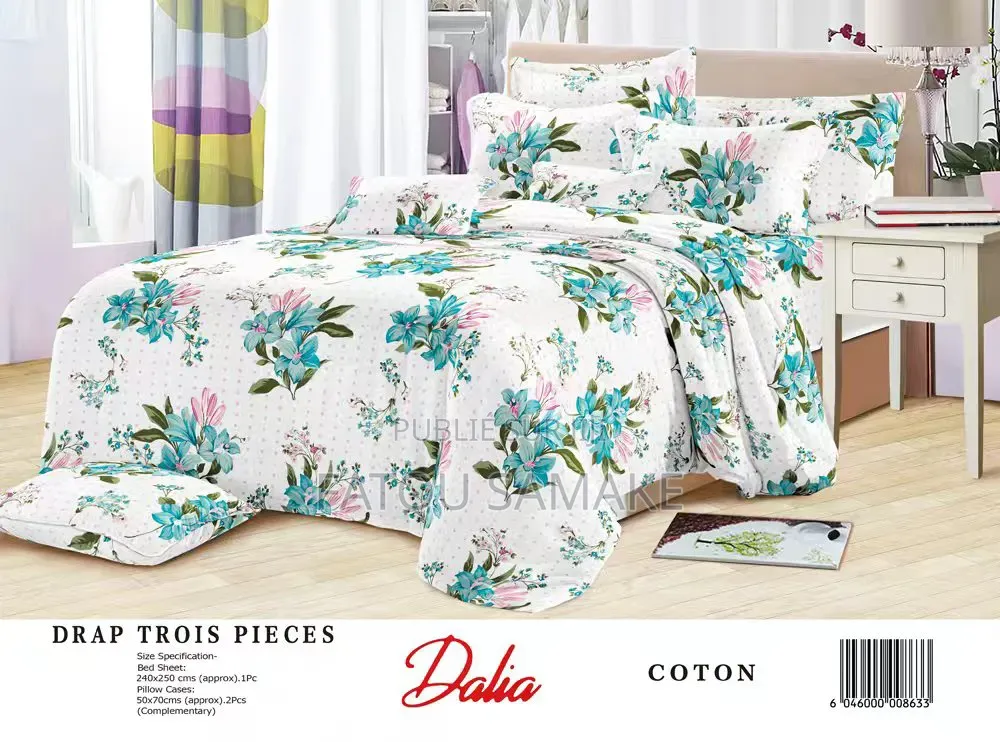 Draps Dalia 3 Pièces De Très Bonne Qualité