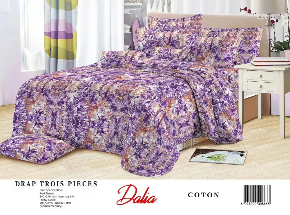 Draps Dalia 3 Pièces De Très Bonne Qualité