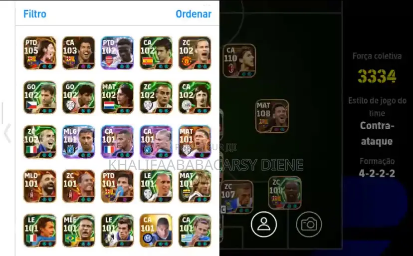 Compte Efootball