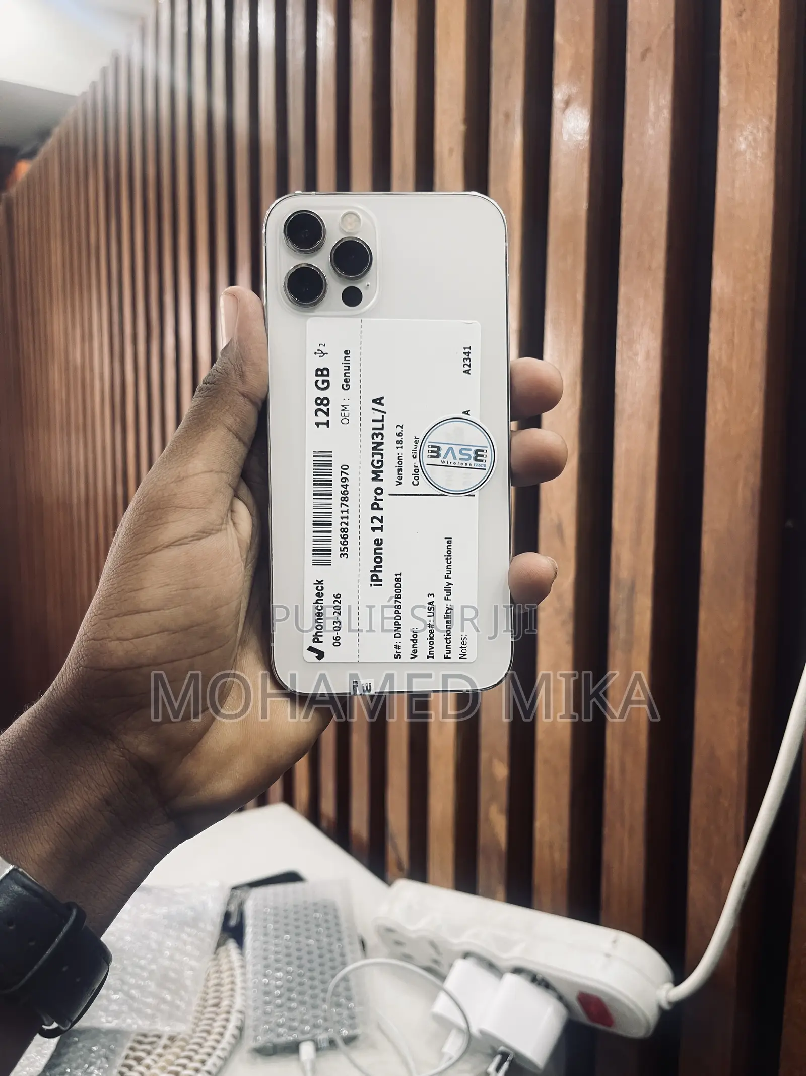 Nouveau Apple iPhone 12 Pro 128 GB Blanc