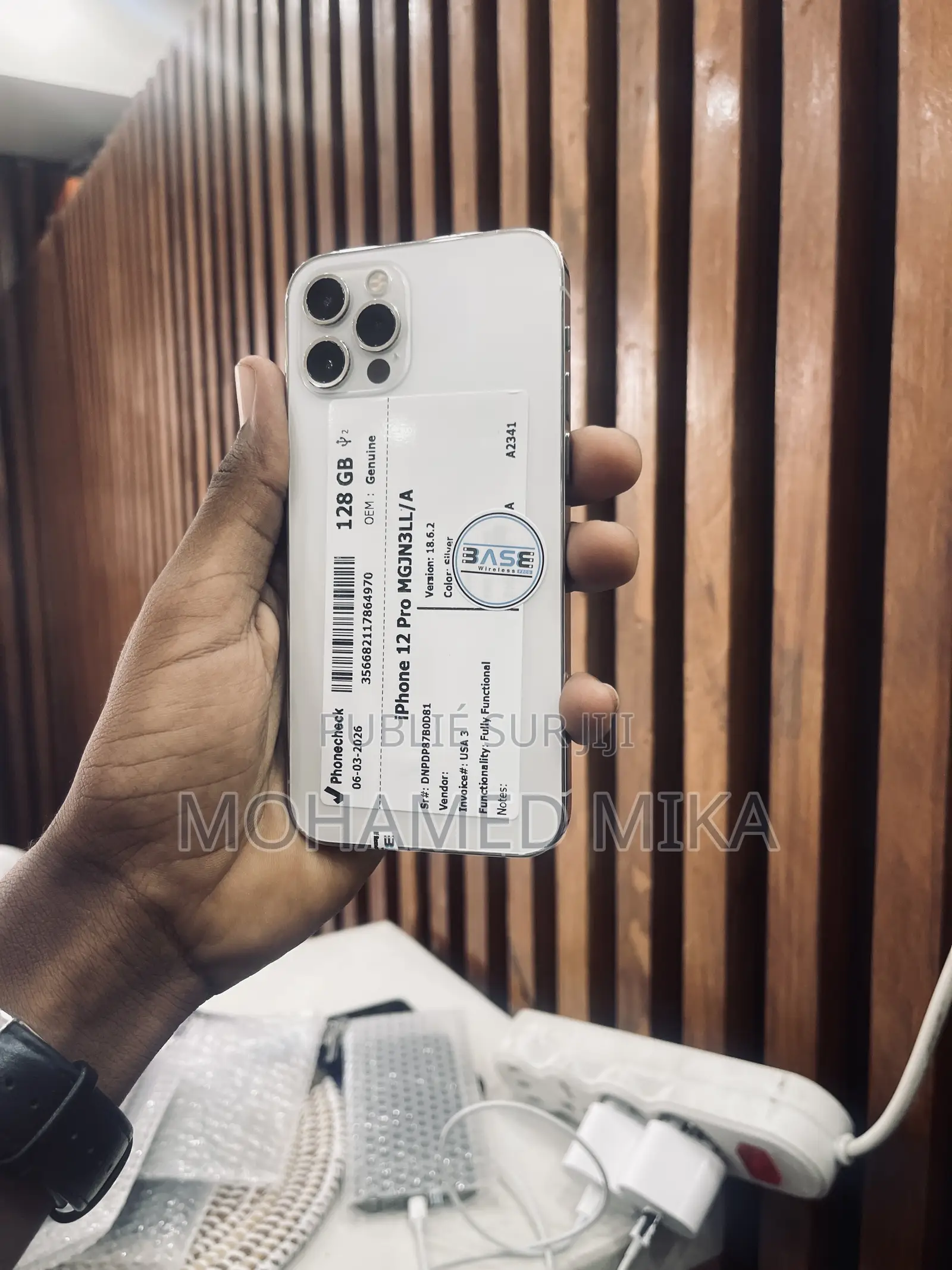 Nouveau Apple iPhone 12 Pro 128 GB Blanc