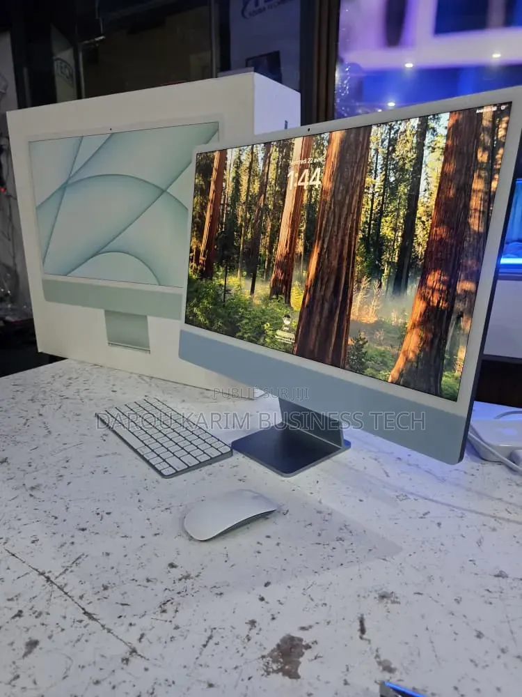 Nouveau Ordinateur de bureau Apple iMac M1 8GB Apple M1 SSD 256GB