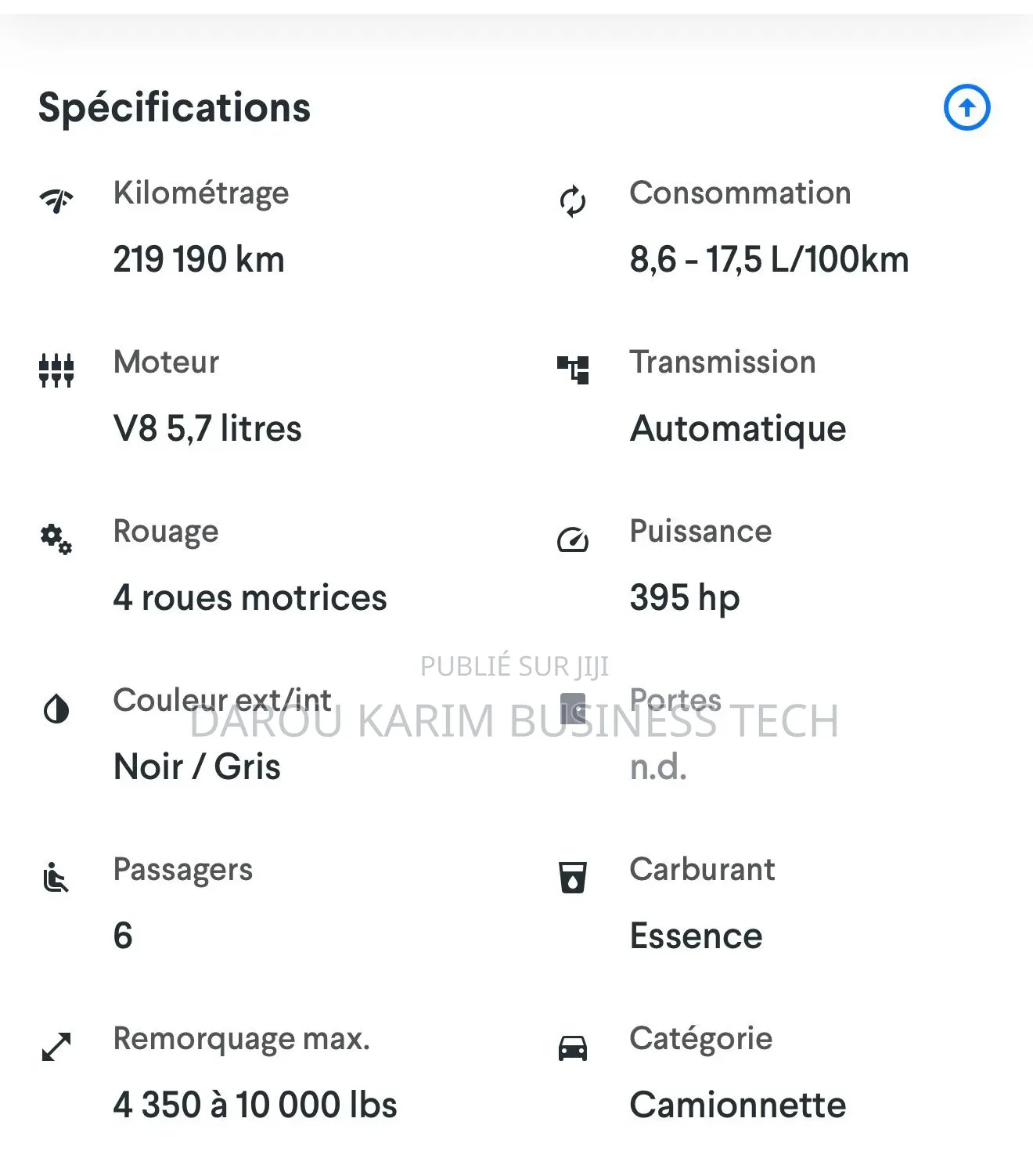 RAM 1500 2023 Noir