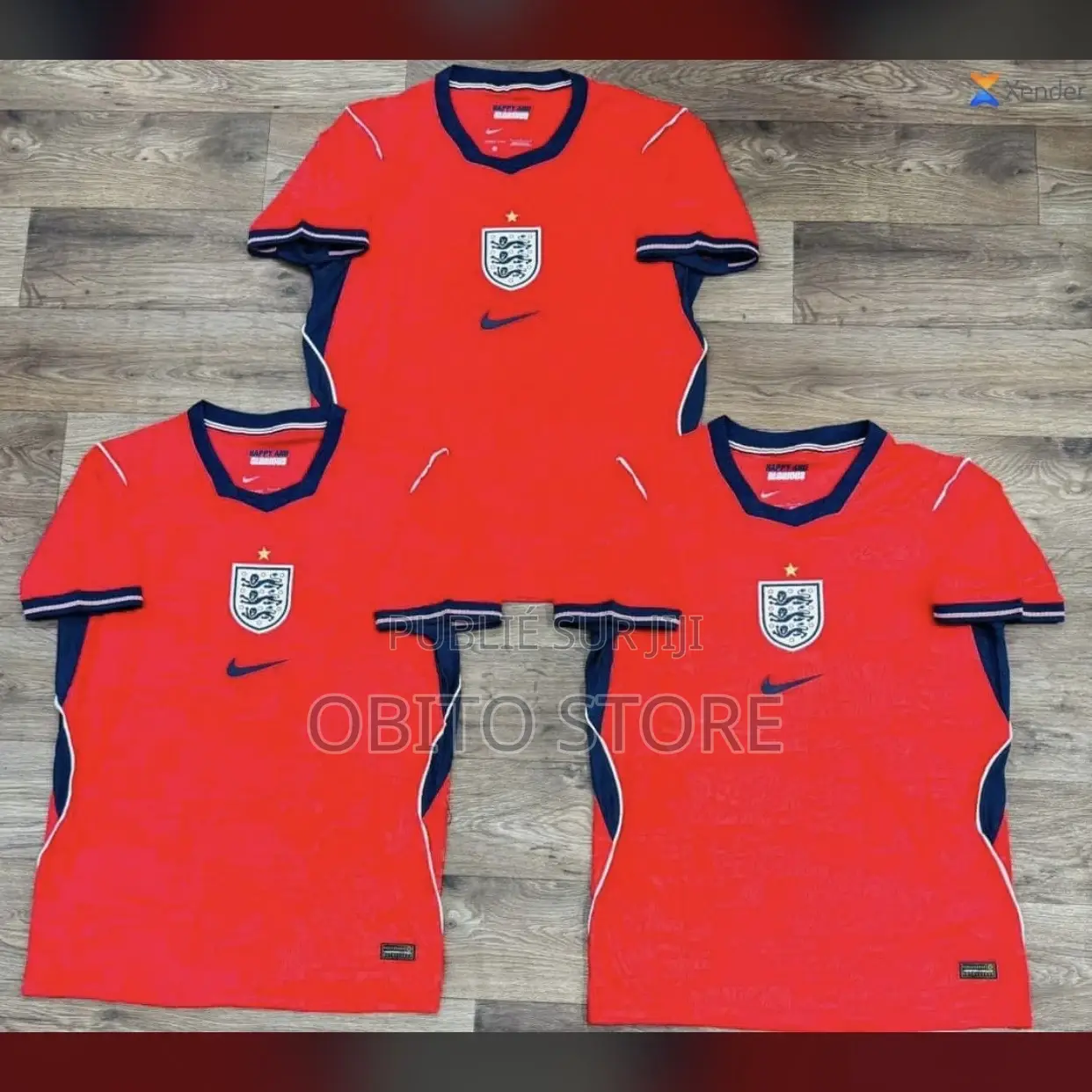 Maillot Équipe National Anglais