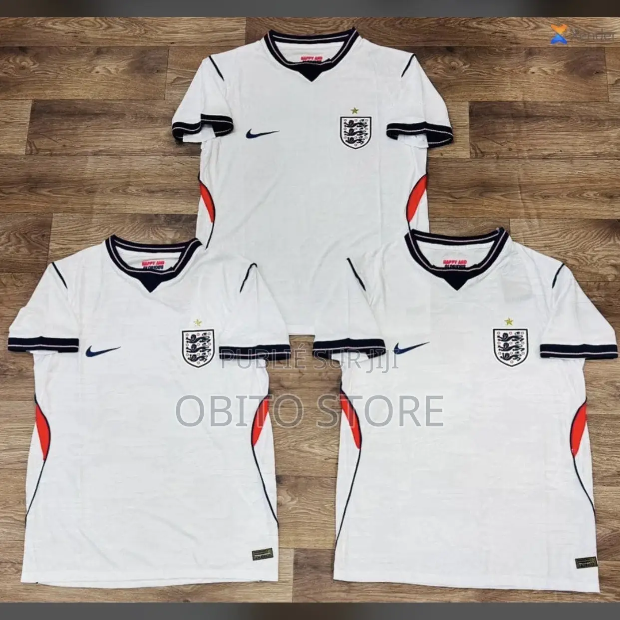 Maillot Équipe National Anglais
