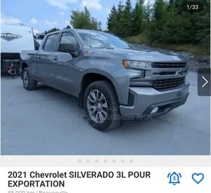 Chevrolet Silverado 2021 Argenté