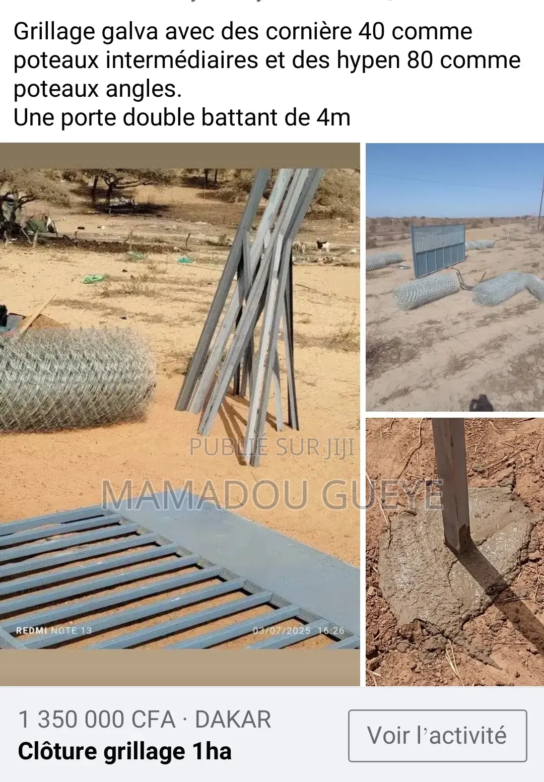 Ventes Et Installation Grillage
