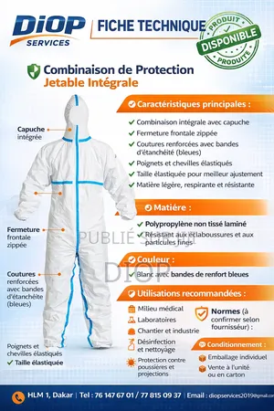Combinaison Médicale Imperméable