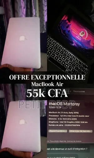 Nouveau Apple MacBook Air 2017 4GB Intel Core i5 SSD 128GB