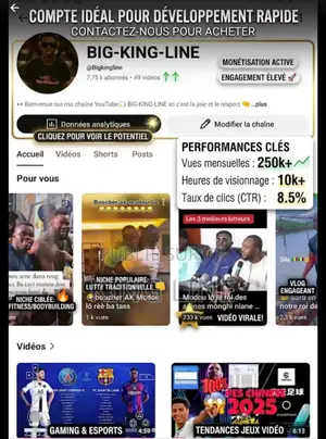 Compte Youtube