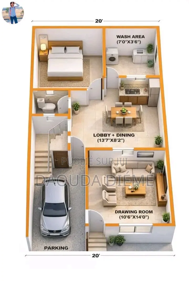 Meublé 4chbre Appartement dans Business Casa 47, Sindian à Vendre