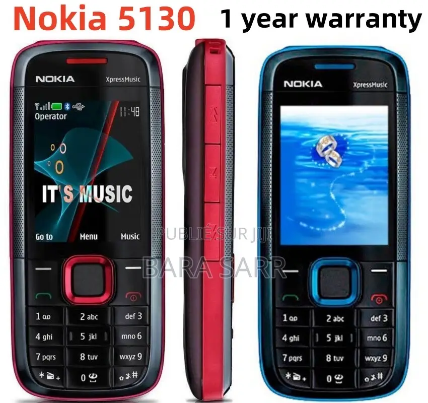 Nouveau Nokia 5130 XpressMusic Bleu