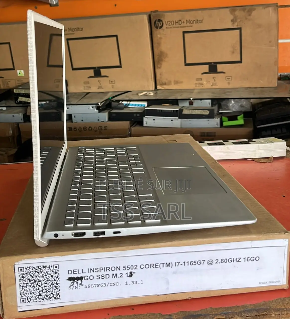 Ordinateur portable Dell Inspiron 15 16GB Intel Core i7 SSD 512GB
