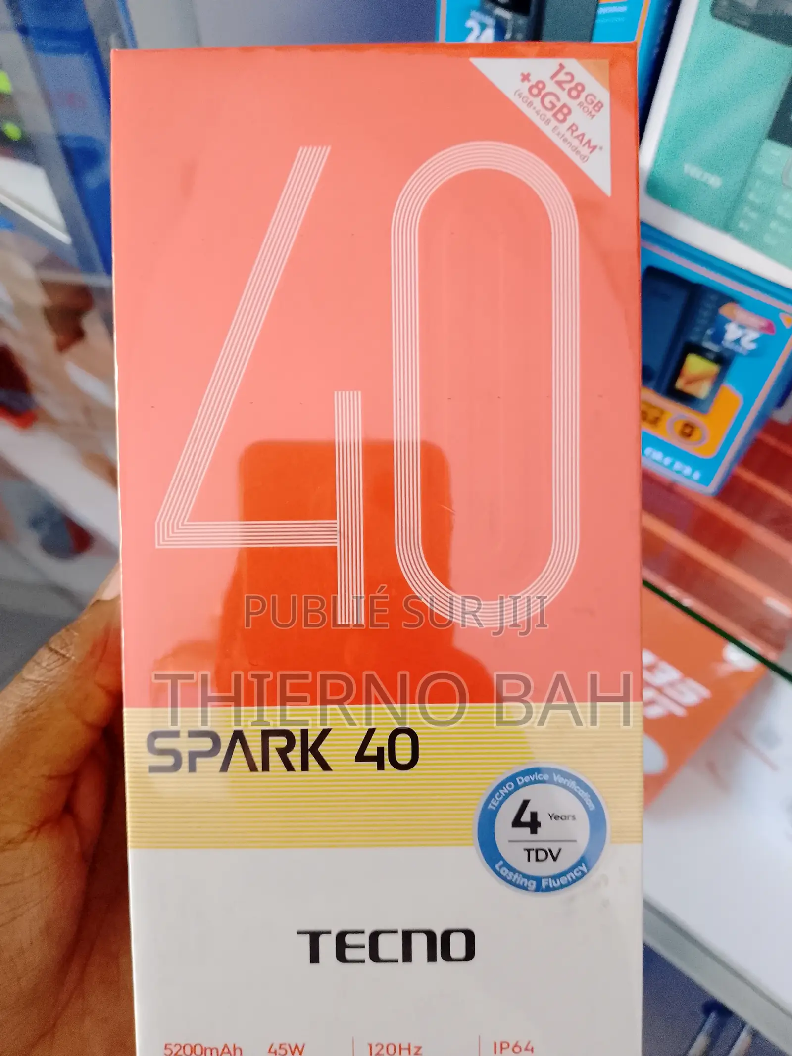 Nouveau Tecno Spark 40 128 GB Blanc