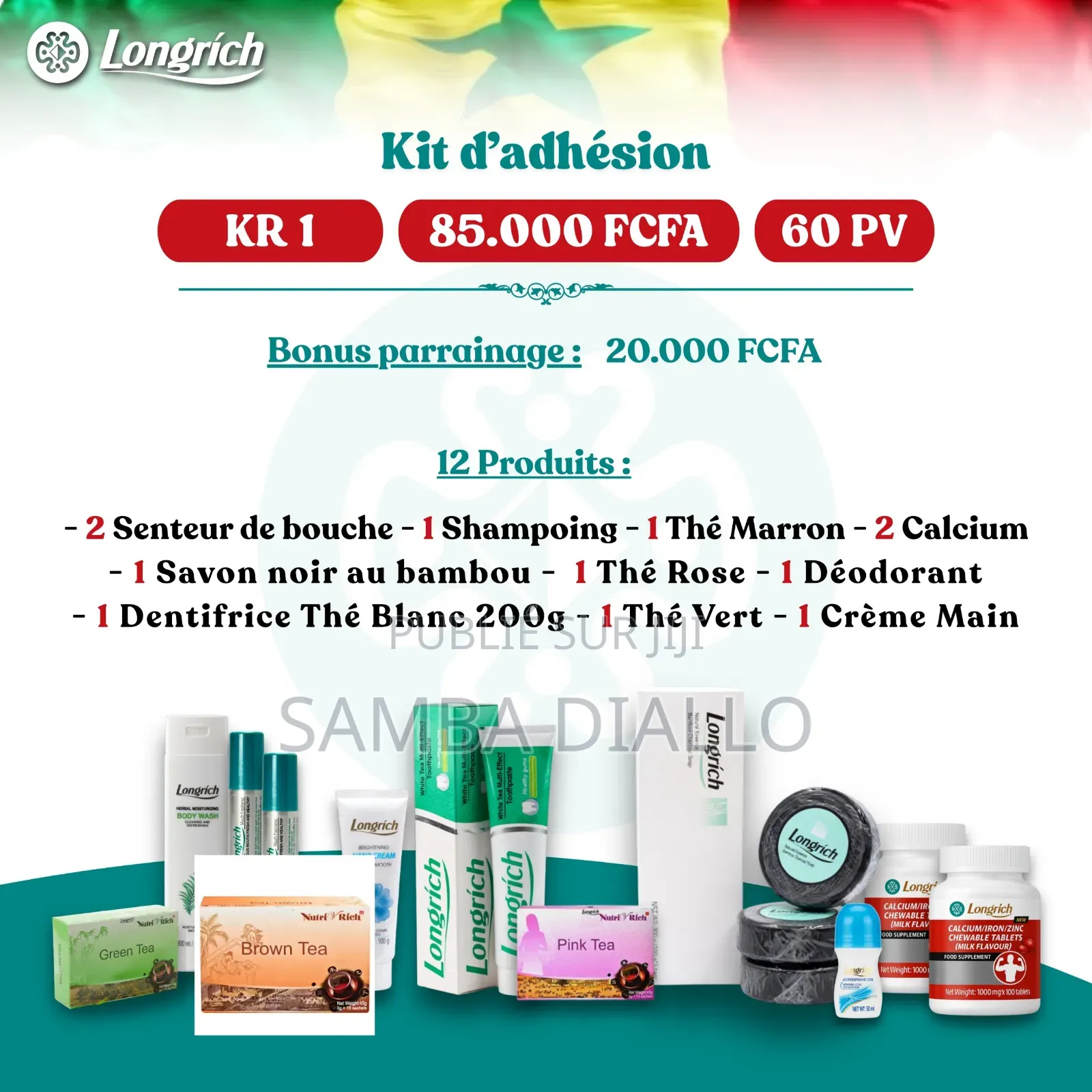 Kit Produits Longrich