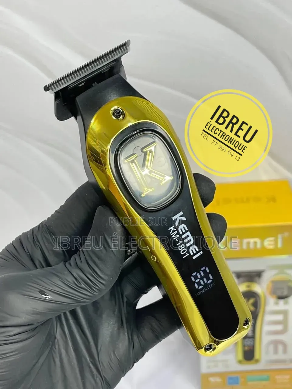 Tondeuse Kemei Km1801 Original Rechargeable – Pour Hommes Femme